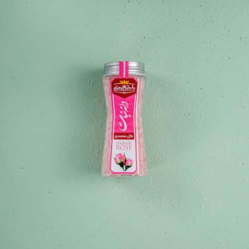 نبات دانه ای طعم دار گل محمدی ظرف پت پايتخت 260 گرم